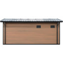 Woodlife Garden Abris de jardin en composite Composite Marron 15.66m²