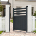 X-Metal Portillons en aluminium Aluminium Anthracite