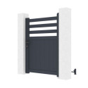 X-Metal Portillons en aluminium Aluminium Anthracite