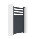 X-Metal Portillons en aluminium Aluminium Anthracite