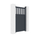 X-Metal Portillons en aluminium Aluminium Anthracite