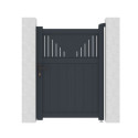 X-Metal Portillons en aluminium Aluminium Anthracite