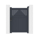 X-Metal Portillons en aluminium Aluminium Anthracite