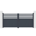 X-Metal Portails en aluminium Aluminium Anthracite