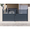 X-Metal Portails en aluminium Aluminium Anthracite