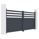 X-Metal Portails en aluminium Aluminium Anthracite