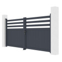 X-Metal Portails en aluminium Aluminium Anthracite