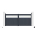 X-Metal Portails en aluminium Aluminium Anthracite
