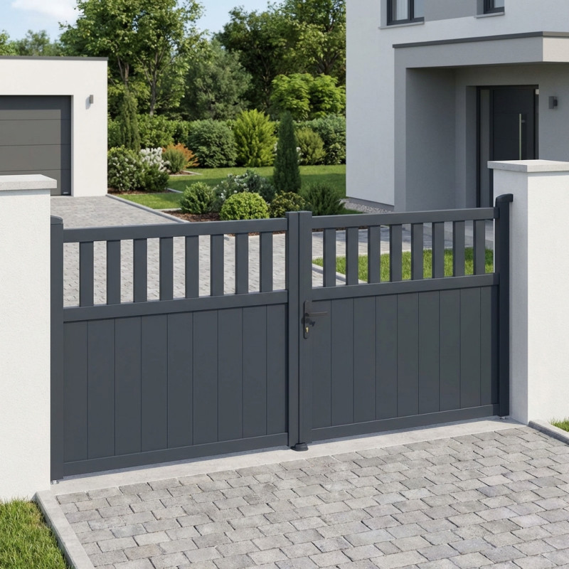 X-Metal Portails en aluminium Aluminium Anthracite