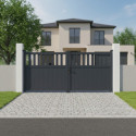 X-Metal Portails en aluminium Aluminium Anthracite