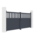 X-Metal Portails en aluminium Aluminium Anthracite