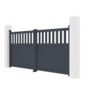 X-Metal Portails en aluminium Aluminium Anthracite