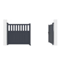 X-Metal Portails en aluminium Aluminium Anthracite