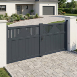 X-Metal Portails en aluminium Aluminium Anthracite