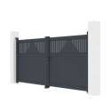 X-Metal Portails en aluminium Aluminium Anthracite