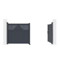 X-Metal Portails en aluminium Aluminium Anthracite