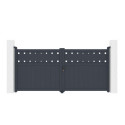 X-Metal Portails en aluminium Aluminium Anthracite
