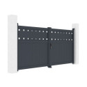 X-Metal Portails en aluminium Aluminium Anthracite