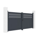 X-Metal Portails en aluminium Aluminium Anthracite
