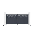 X-Metal Portails en aluminium Aluminium Anthracite