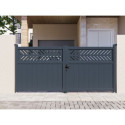 X-Metal Portails en aluminium Aluminium Anthracite