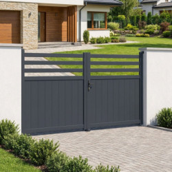 X-Metal Portails en aluminium Aluminium Anthracite