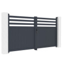 X-Metal Portails en aluminium Aluminium Anthracite