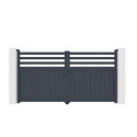 X-Metal Portails en aluminium Aluminium Anthracite