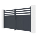 X-Metal Portails en aluminium Aluminium Anthracite