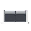 X-Metal Portails en aluminium Aluminium Anthracite