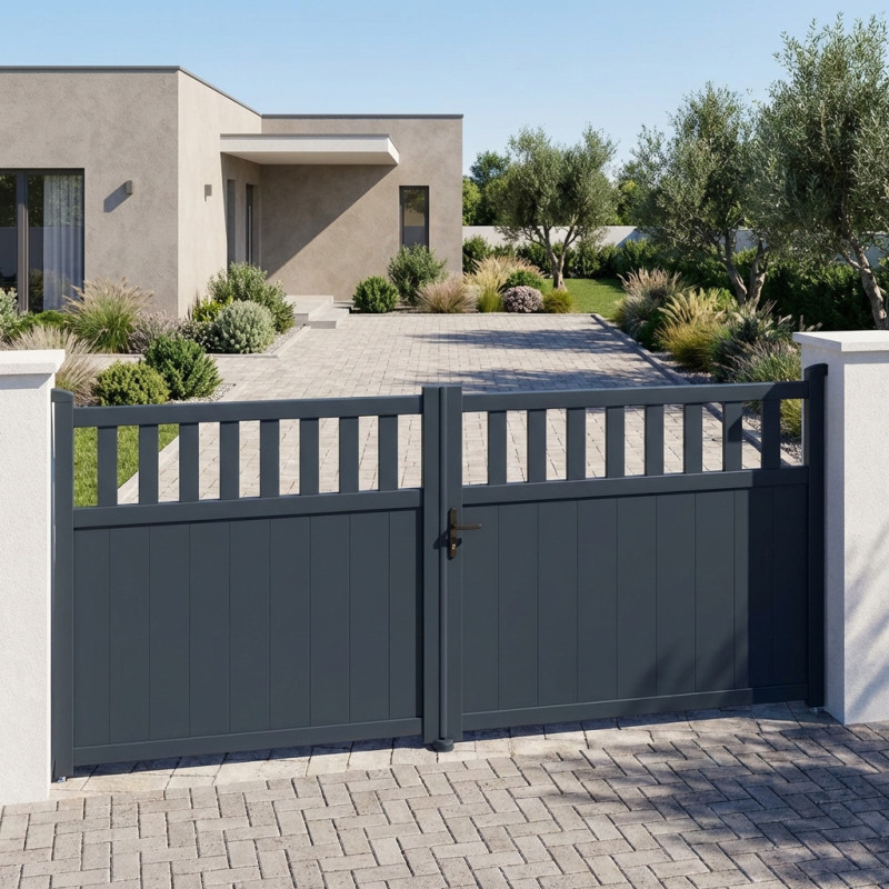 X-Metal Portails en aluminium Aluminium Anthracite