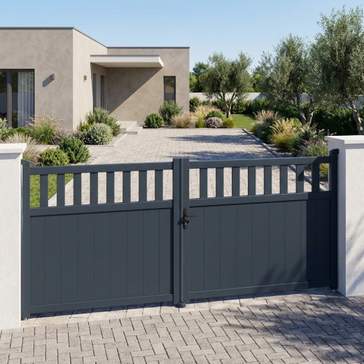 X-Metal Portails en aluminium Aluminium Anthracite