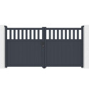 X-Metal Portails en aluminium Aluminium Anthracite