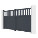 X-Metal Portails en aluminium Aluminium Anthracite