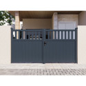 X-Metal Portails en aluminium Aluminium Anthracite