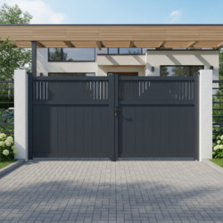 X-Metal Portails en aluminium Aluminium Anthracite