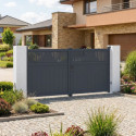 X-Metal Portails en aluminium Aluminium Anthracite