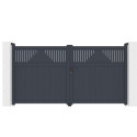 X-Metal Portails en aluminium Aluminium Anthracite