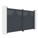X-Metal Portails en aluminium Aluminium Anthracite