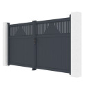 X-Metal Portails en aluminium Aluminium Anthracite