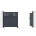 X-Metal Portails en aluminium Aluminium Anthracite