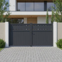 X-Metal Portails en aluminium Aluminium Anthracite
