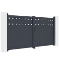 X-Metal Portails en aluminium Aluminium Anthracite