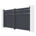 X-Metal Portails en aluminium Aluminium Anthracite