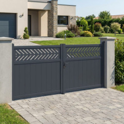 X-Metal Portails en aluminium Aluminium Anthracite