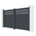 X-Metal Portails en aluminium Aluminium Anthracite
