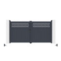X-Metal Portails en aluminium Aluminium Anthracite