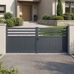 X-Metal Portails en aluminium Aluminium Anthracite