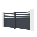 X-Metal Portails en aluminium Aluminium Anthracite