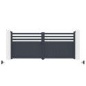X-Metal Portails en aluminium Aluminium Anthracite